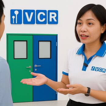 Bảng giá mới nhất của cửa phòng sạch dùng trong nhà máy Mỹ phẩm