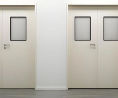 Supplier of Electrostatic-Insulating, Dust-Tight Cleanroom Doors for the Electronics Industry