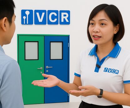 Bảng giá mới nhất của cửa phòng sạch dùng trong nhà máy Mỹ phẩm