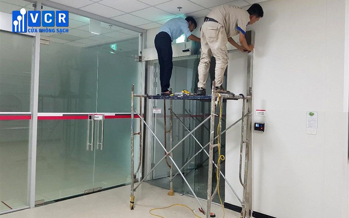 Quy trình lắp đặt cửa tự động